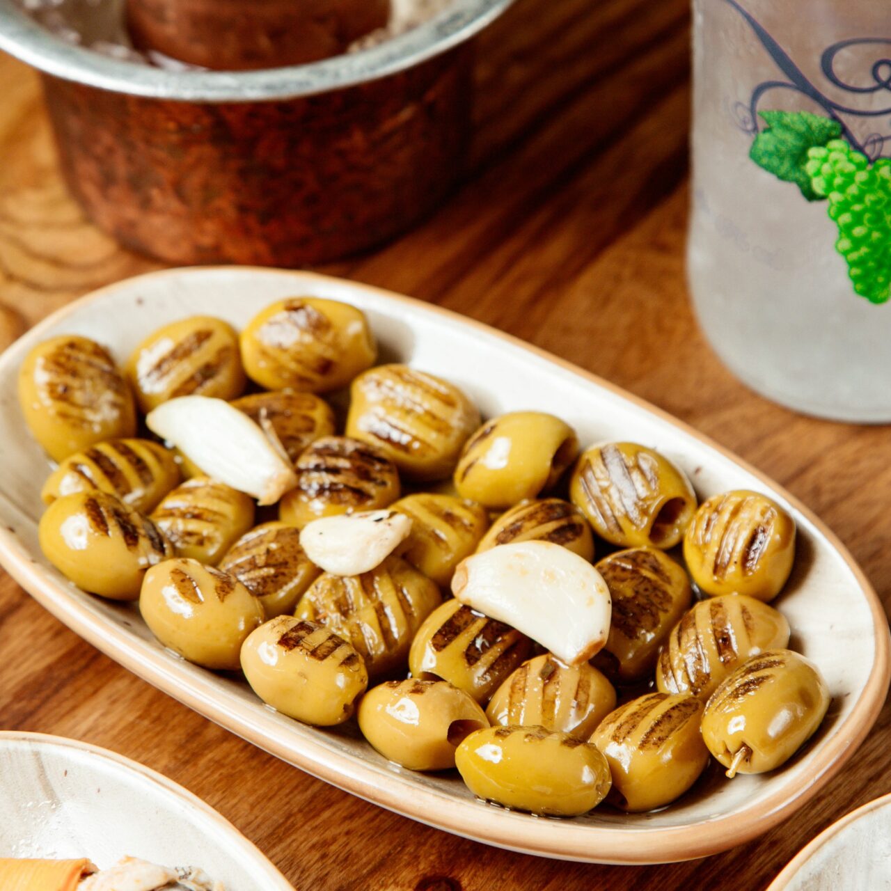 Smoky Grilled Olives